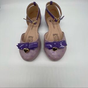 GIRLS Purple Mary Jane Shoes Size US13 UE31